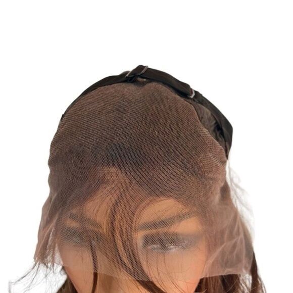13 x 4 Lace Front Chestnut Brown Wig 21” 100% Human Hair Size Average - Picture 8 of 8